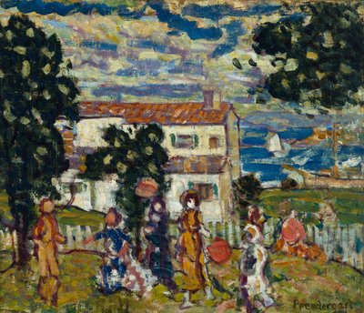 New England Dorf, 1912-14 von Maurice Brazil Prendergast